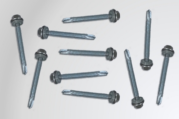 Stainless steel hex washer head cap flange